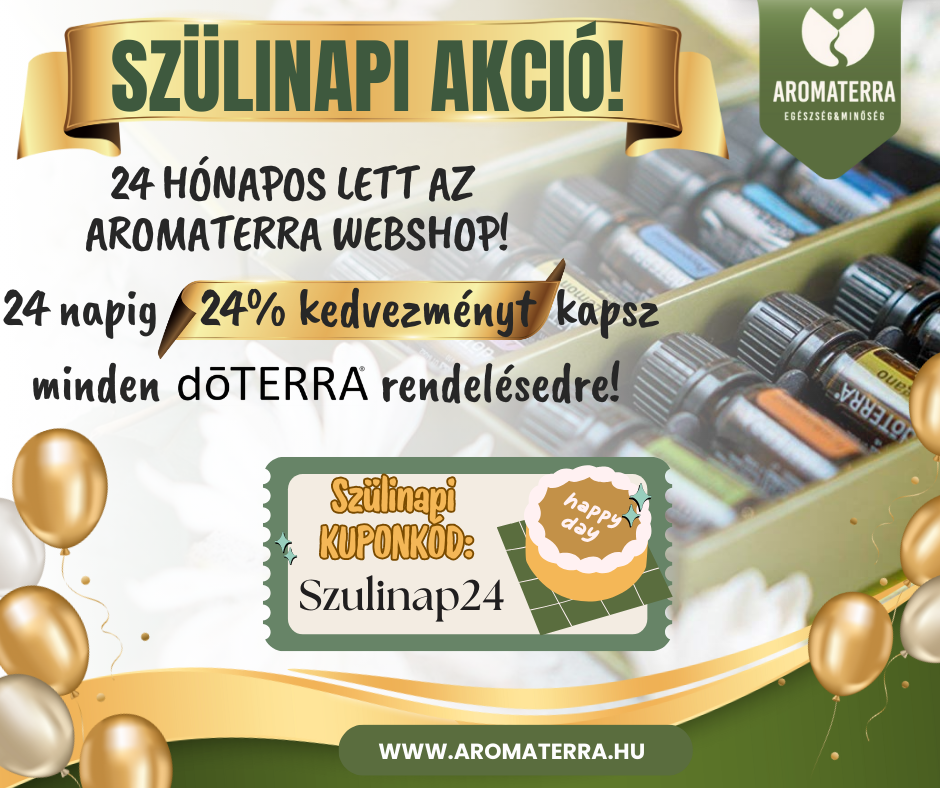 Aromaterra - Szülinapi akció